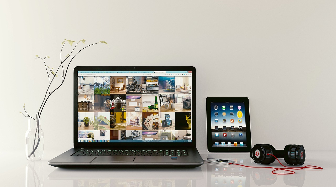 laptop, workstation, browsing, tablet, computer, desk, multimedia, media, digital tablet, headset, workspace, isolated, laptop, laptop, laptop, laptop, laptop, computer, computer, computer