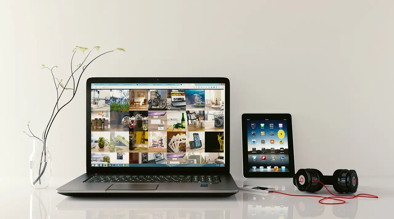 laptop, workstation, browsing, tablet, computer, desk, multimedia, media, digital tablet, headset, workspace, isolated, laptop, laptop, laptop, laptop, laptop, computer, computer, computer
